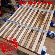 36" Aluminum Bar Clamp Woodworking Carpenter Quick Grip Bar Clamps Tool 2-Pack