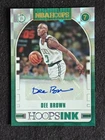 2018-19 Panini Hoops Basketball Dee Brown Hoops Ink Autograph Card