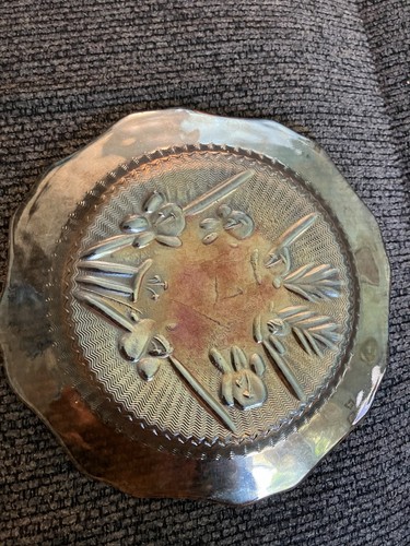 Yellow Depression Carnival 5.25” Glass Plate - Picture 3 of 3