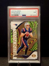 2024 Panini Illusions - Illusionists Drake Maye #2 (RC) PSA 9