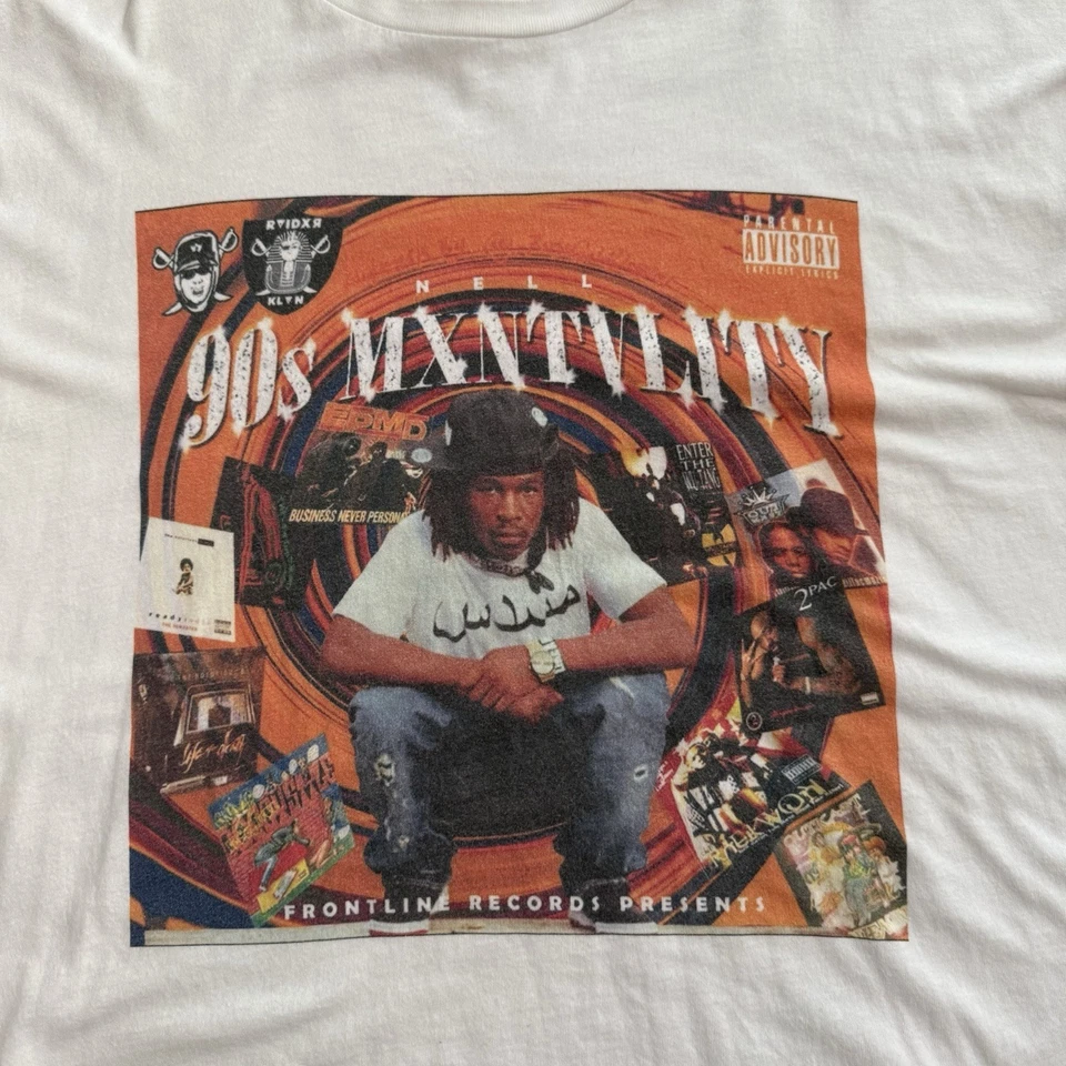 Футболка Y2k Nell 90-е Mentality Rap Smoke Purp Raider Klan Spaceghostpurp - Изображение 2 из 4