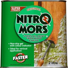 Nitromors All Purpose Paint & Varnish Remover 2L Gel Stripper Wood Metal Masonry
