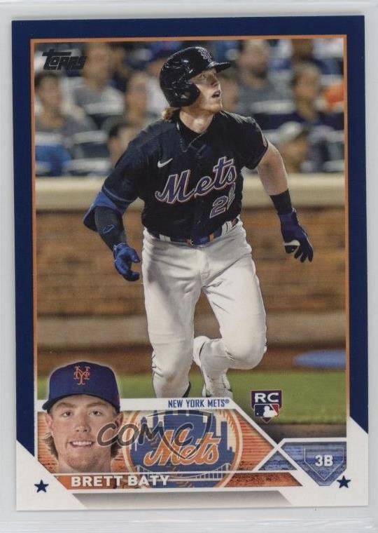 2023 Topps Series 1 Retail Royal Blue Brett Baty #89 uk2