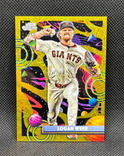 2025 Topps Cosmic Chrome - LOGAN WEBB Gold Interstellar 20/50 #88