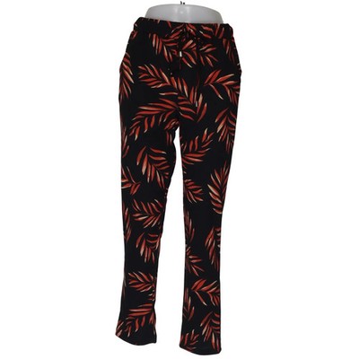Pescara, Hose, Größe: L, Schwarz/Orange, Elasthan/Polyester, Blumen, Damen #0xL