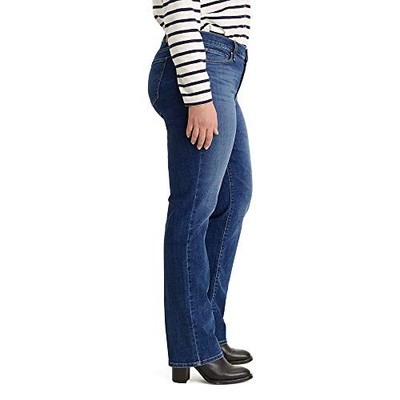 Levi's Women's Straight 505 Jeans Lapis Dark Horse Size 29X30