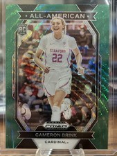 2024 Panini Prizm Draft Picks Cameron Brink All American Green Wave Pulsar RC!