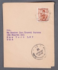 MayfairStamps Austria 1949 Censored to New York NY Wrapper aax_02009