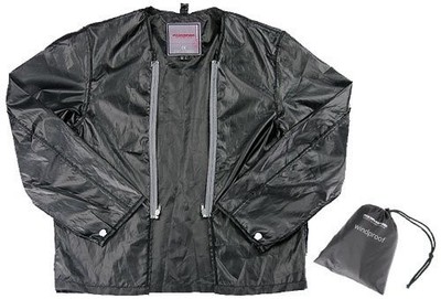 KOMINE Wind proof lining Bike Jacket Black XL size 07-051 JK-05 from JAPAN #lj1