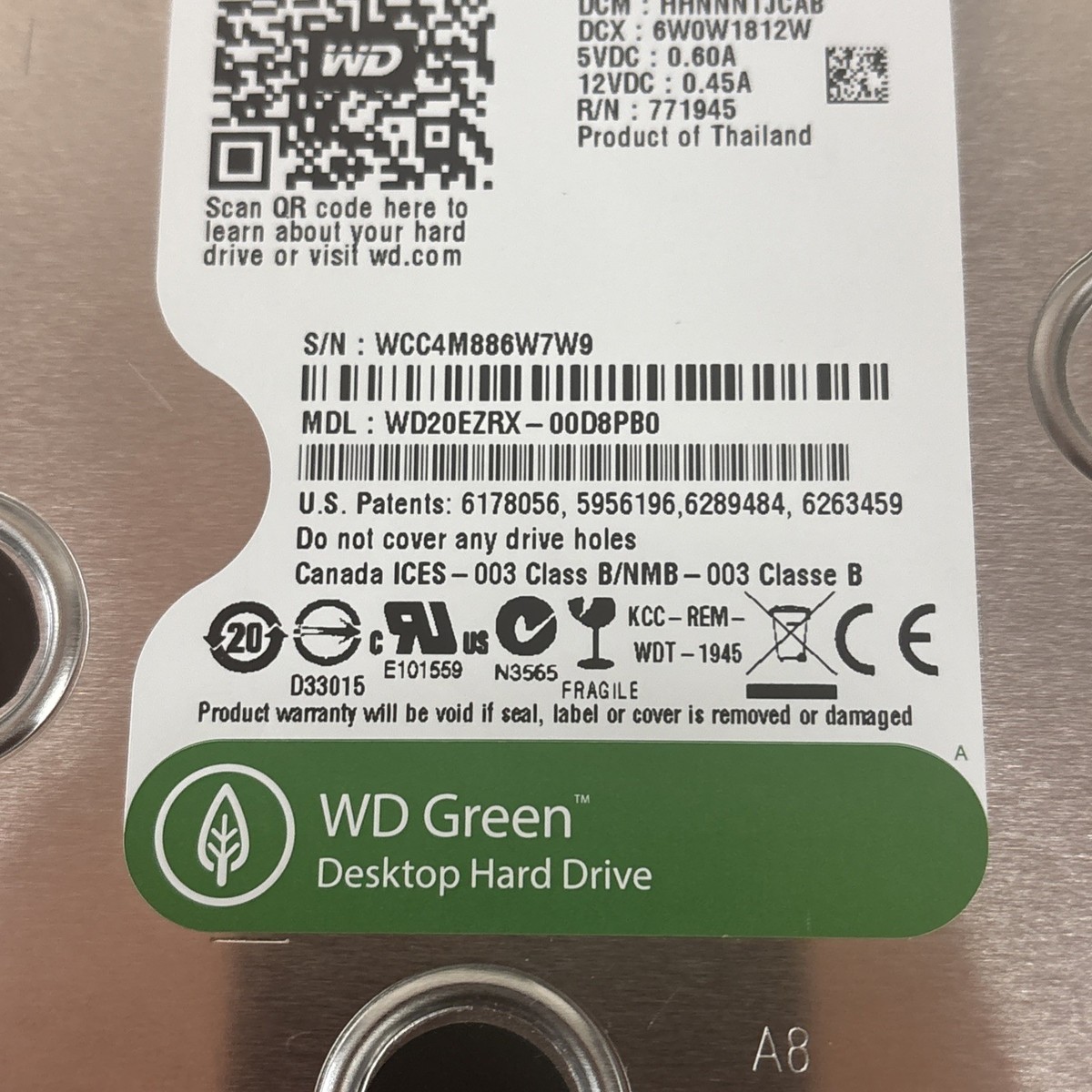Western Digital WD Green 2TB Internal 3.5