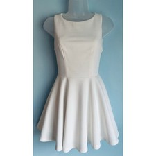 Lulus White Mini Dress Cut Out XS Chic Coquette