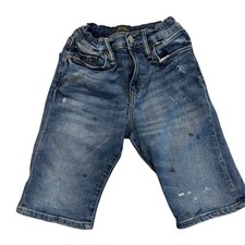 Polo by Ralph Lauren Kids Sullivan Slim Stylish Paint-Splatter Denim Shorts 8