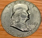 1963-D Franklin Half Dollar (VF)