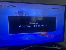 Sega Dreamcast HKT-3020 Console & Power Cord Only. Tested!