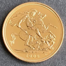 2003 Gold Sovereign