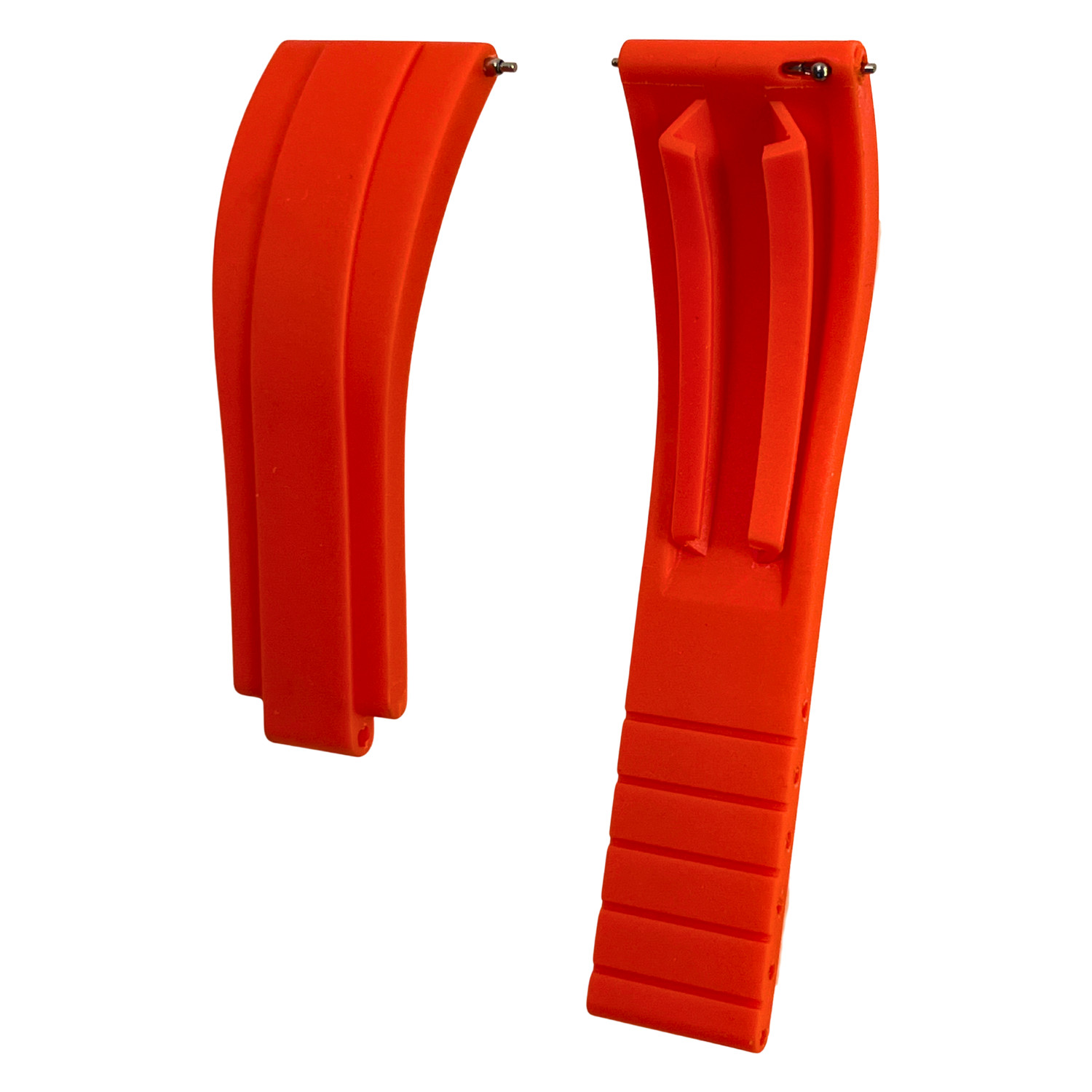 20mm QUICK RELEASE Oysterflex Style Rubber Watch Bracelet Replacement Strap image 5