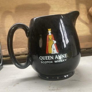Vintage/Retro Queen Anne Scotch Whisky Ceramic Water Jug by Wade PDM Home Pub