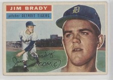 1956 Topps Jim Brady (Gray Back) #126 3d5