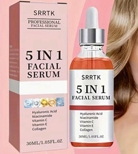 5-in-1 Facial Serum Hyaluronic Acid Niacinamide Vit C E Collagen 30mL