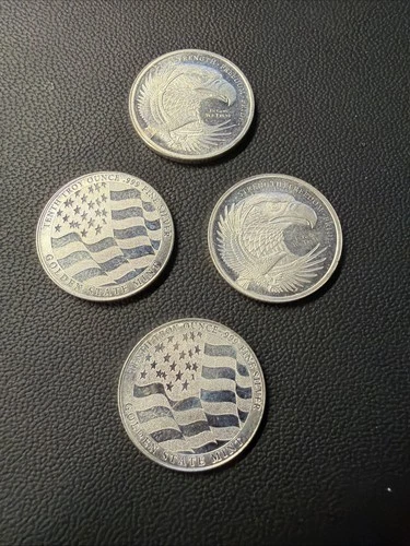 1/10 Oz .999 Silver Double Eagle Golden State Mint Pure Silver Bullion MINT