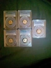 Lot Of (5) Mercury Dimes 90% Silver PCGS Graded