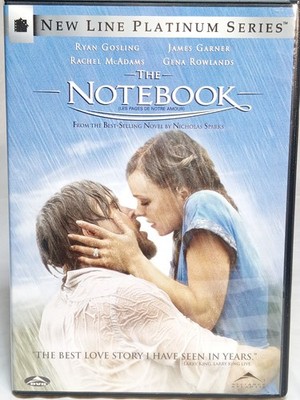The Notebook DVD Ryan Gosling & Rachel McAdams Widescreen