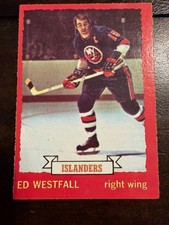 1973-74 Ed Westfall O-Pee-Chee hockey card #67 - New York Islanders