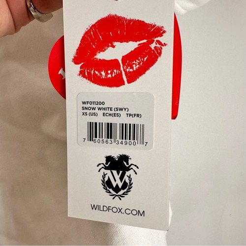NWT Wildfox Spicy Margarita Graphic Printed White Baby Tee shirt Sz XS - Picture 7 of 8