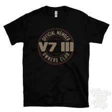 OFFICIAL MEMBER V7 III OWNERS CLUB T-SHIRT motorcycle biker gift retro logo