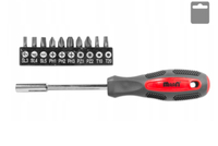 11 Tlg. Bitsatz Schraubendrehersatz Schraubenzieher Torx Kreuz Schlitz Pozidriv