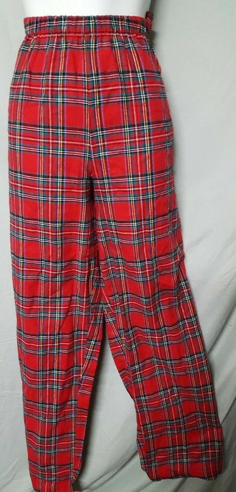 Conjunto de pijama Charter Club gris rojo manga larga pantalones largos X-grande 54" BUSTO Foto 4 de 4