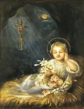 St Therese's Dream of the Child Jesus – Painting by St Therese of Lisieux – 3 si