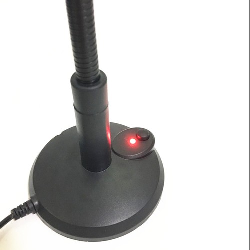 USB Stand Mini Desktop Studio Speech Microphone Mic for PC Laptop Netbook - Zdjęcie 3 z 13