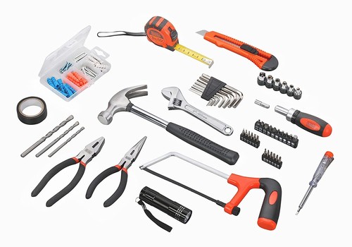 BLACK+DECKER BMT108C HAND TOOL KIT COMPACT LIGHT WEIGHT 108-PIECE ORANGE BLACK - Picture 4 of 13