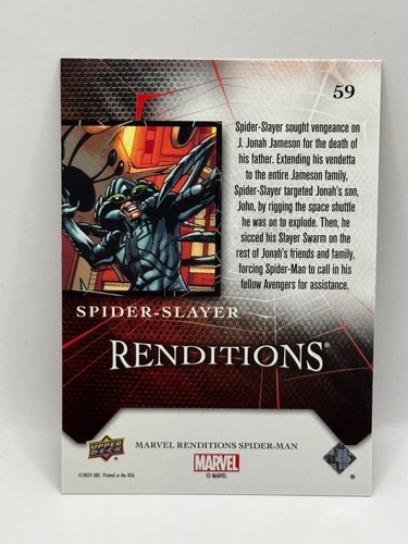 2024 UPPER DECK MARVEL RENDITIONS SPIDER-MAN BASE & CANVAS [WÄHLEN SIE AUS MENÜ] - Bild 205 von 317