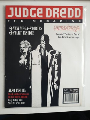 Judge Dredd Megazine #19 Issue Comic Book 2000AD 1993 Rare Vol 2 UK Vfn Free P&P