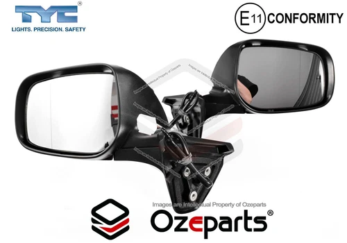 Pair LH+RH Electric Door Mirror 7 Pin For Toyota Corolla ZRE152 S2 09~12 Hatch