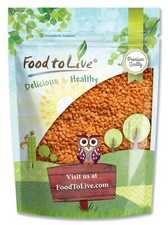 Red Split Lentils – Kosher, Raw, Vegan – by Food to Live