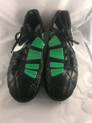 nike t90 black and green