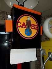 Case Tractor Farm Machinery Nostalgic 50s Era Towel Box Dispenser 