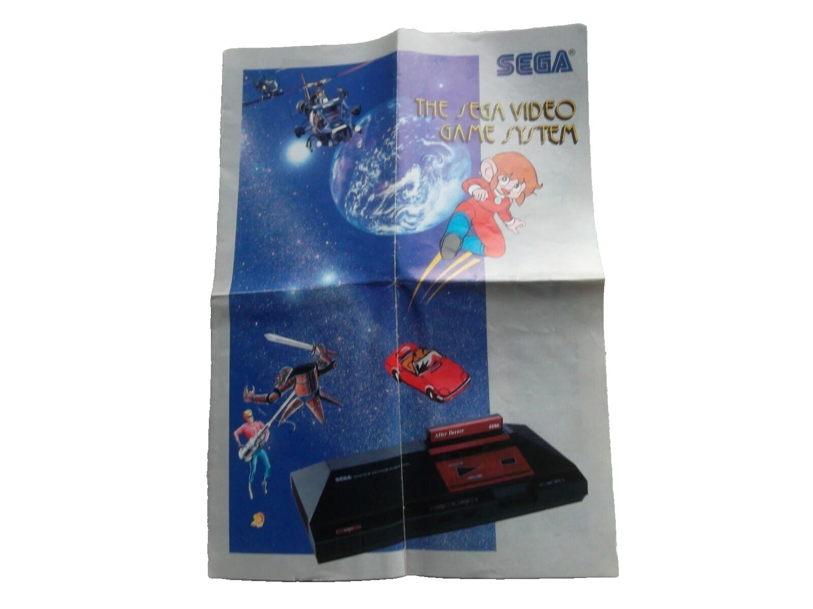 Sega Master System Original Video Game Manuals, Inserts & Box Art