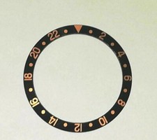 FIT ROLEX GMT MASTER 16713 16718  INSERTO GHIERA nera aftermarket