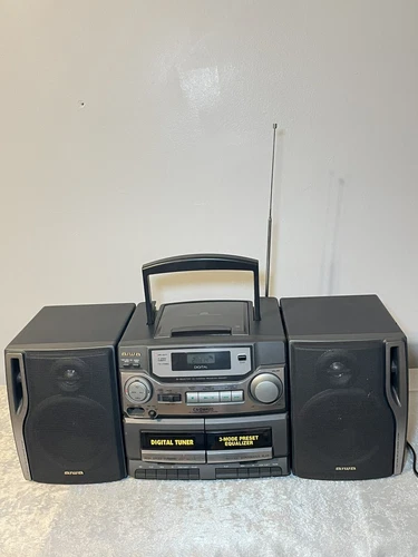 AIWA CA-DW420 CD/Cassette Player Boombox Radio Tested Works Great