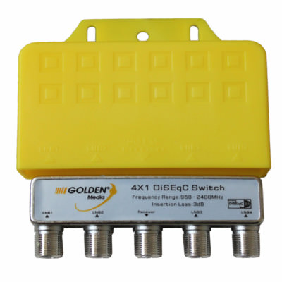 DISEQC UMSCHALTER DIGITAL 4/1 Full HDTV 1.0  1.1  2.0 Digital Ultra 4K Splitter