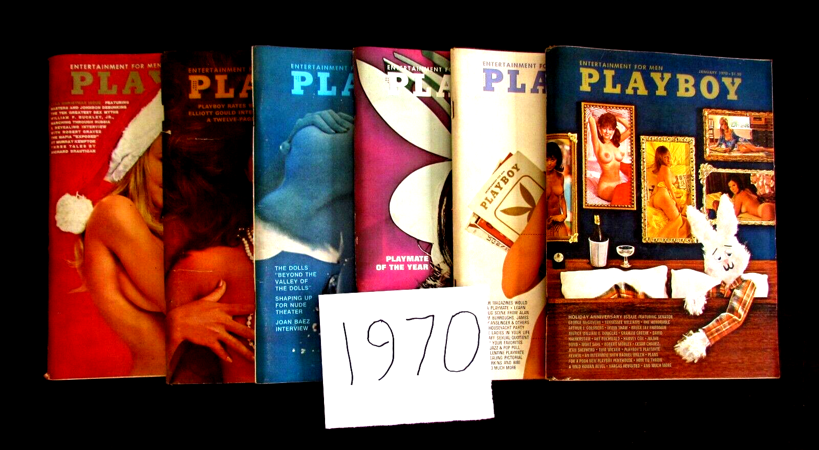 Vintage Playboy Magazine 1970 Set of 6 Issues W/ Centerfolds eBay