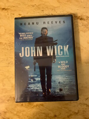 Thriller - John Wick (DVD, 2015) (Bilingual) Action Keanu Reeves Willem Dafoe
