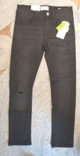 Ring Of Fire Skinny Fit Boys Black Jeans. Size 8. Nwt. B29