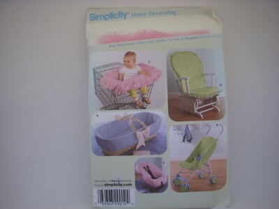 Simplicity 4636 Baby Basket, Glider Chair, Stroller, Car Seat Inserts Pattern