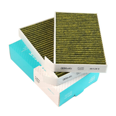 For Tesla Model 3 & Y 2017-2025 Pollen Cabin Air Filter Activated Carbon Cleaner