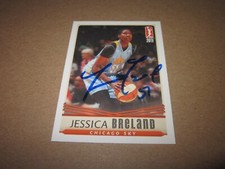 JESSICA BRELAND SIGNED AUTOGRAPHED 2016 RITTENHOUSE WNBA  CARD # 18 SP 1/500